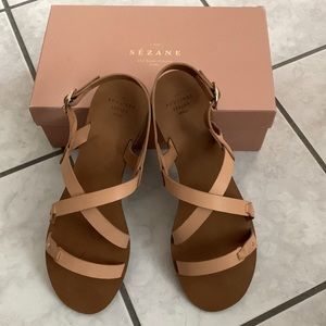 New! Sézane sandals NWT